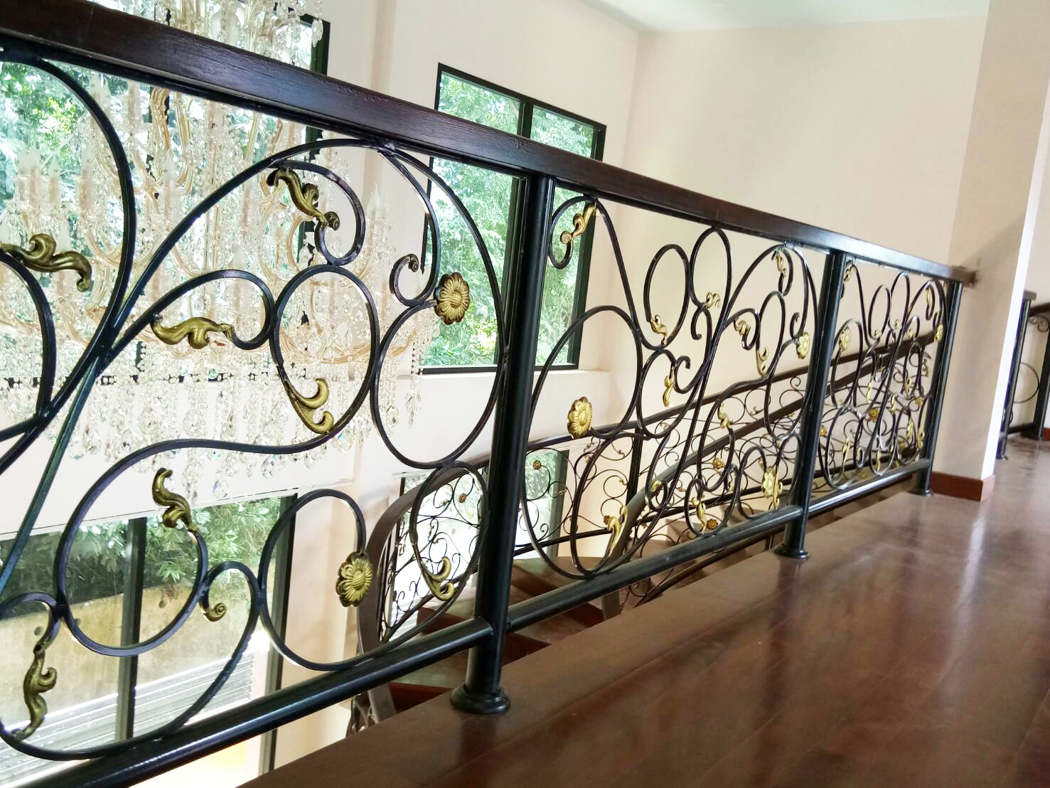 ราวบันไดเหล็ก ลายอิตาลี