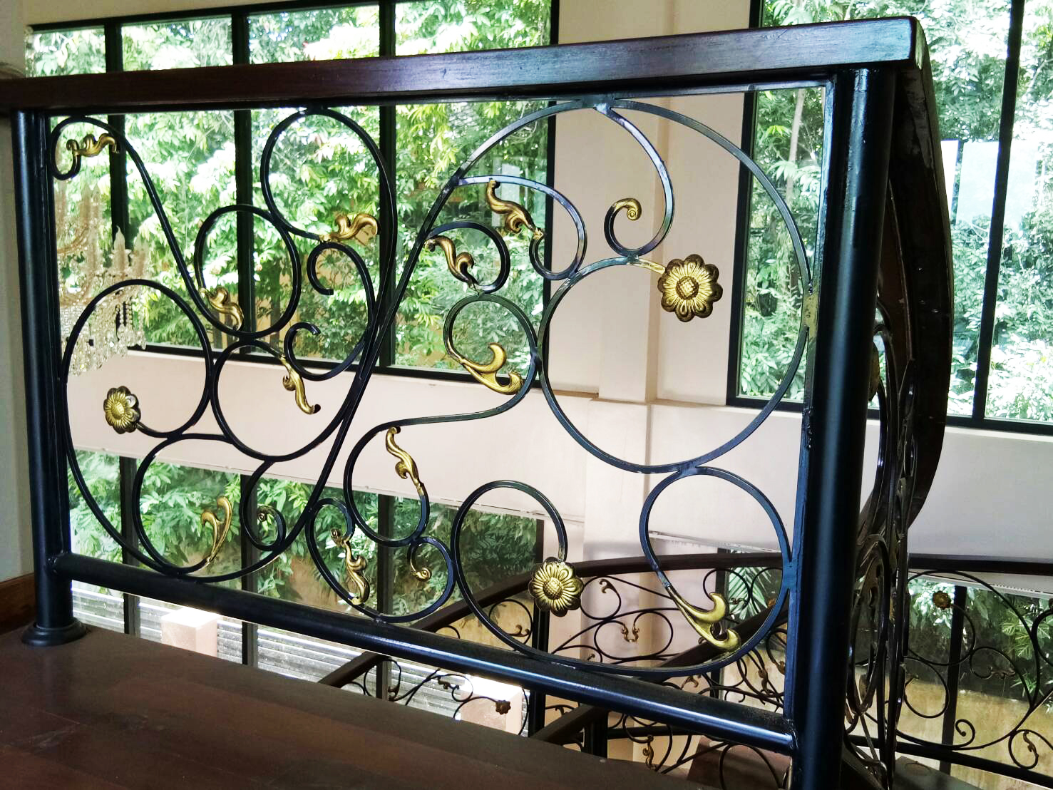 ราวบันไดเหล็ก ลายอิตาลี