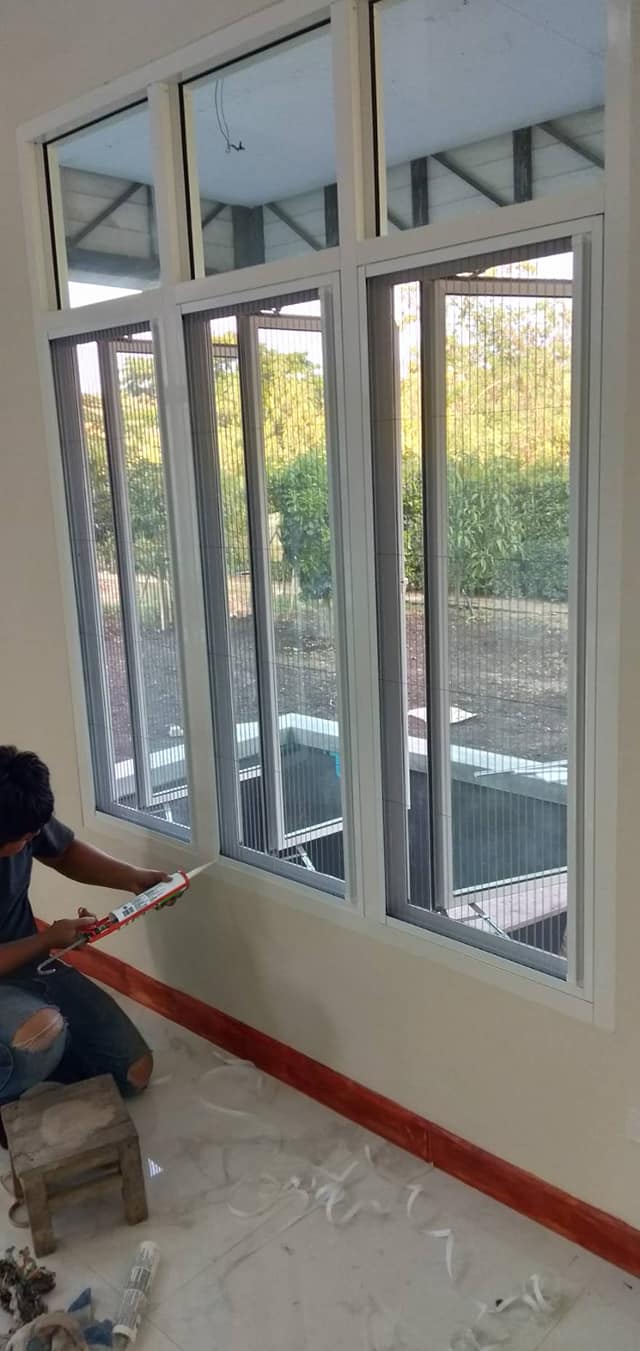 ติดตั้งมุ้งลวด มุ้งจีบ